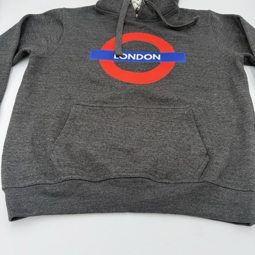 London Underground Official, 'London' Grey Hoodie Large - Picture 2 of 6