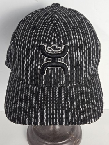 Hooey Pinstripe Flexfit Ballcap Hat Cap Size Small Medium - Picture 2 of 9