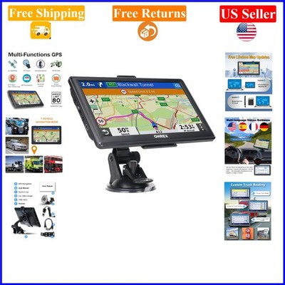 7-Inch GPS Navigator for Car Truck RV Latest 2026 Maps with Lifetime Updates