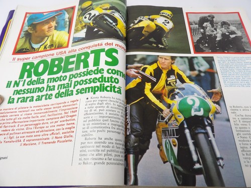 Revista Motociclismo italiana Kenny Roberts de julio de 1978 - Imagen 2 de 3