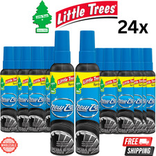 LITTLE TREES Car Air Freshener Spray New Car Scent Long-Lasting Freshness 24 pk