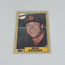 1987 Topps #380 Rich "Goose" Gossage San Diego Padres 