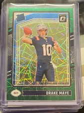 2024 Optic Rated Rookie Drake Maye #229 Green Velocity RC Patriots