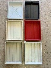 Darkroom Tray Set Of 6. VGC. 4 - 16x20, 1- 12x16, 1-Arkay 114P Washer