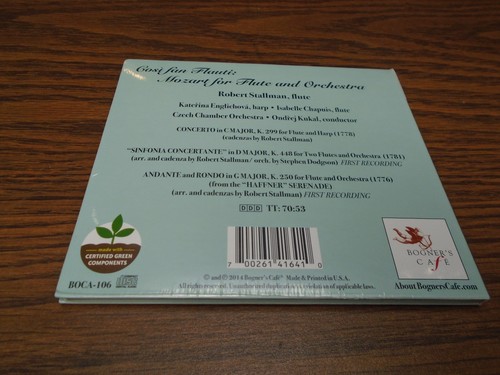 ROBERT STALLMAN: FLUTE - Cosi Fan Flauti: Mozart For Flute & Orchestra - CD - Picture 2 of 2