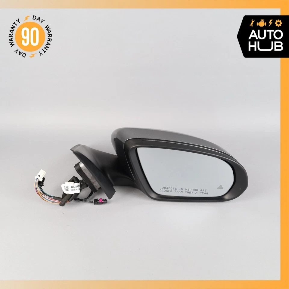 Espelho retrovisor lateral direito 16-23 Mercedes X253 GLC300 com ponto cego fabricante de equipamento original - Imagem 2 de 4