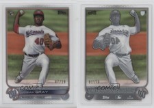2022 Topps Series 1 Clear /10 Josiah Gray #43 Rookie RC