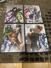 Code Geass: Lelouch of the Rebellion DVD Lot - Vol. 1, 2, 3, 4  (DVD, 2008)