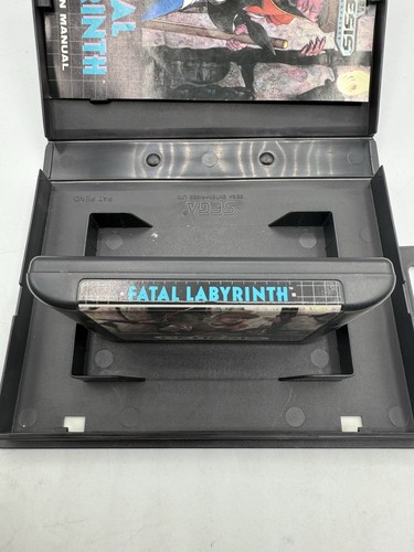 Sega Genesis Fatal Labyrinth CIB Game Manual Box Great Condition - Bild 6 von 9