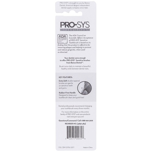 ® Cepillo de dientes extra suave con cerdas cónicas dobles para encías extra sensibles... - Imagen 9 de 9