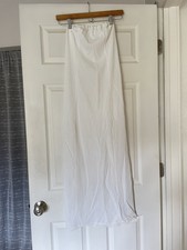Vintage Hoops and Crinoline Merry Modes Strapless Long Slip Ivory Color