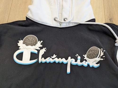 Champion x Oreo Herren Cookie Collab Reverse Weave Hoodie & Hose Größe Small Set - Bild 5 von 11