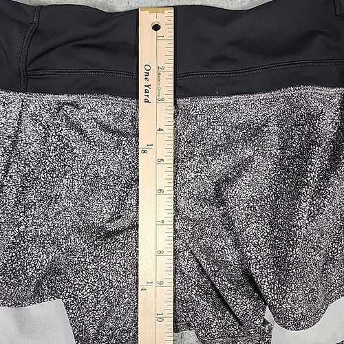 Lululemon pantaloncino donna 6 nero speed up 4" vita alta foderato running LW7AGOS - Foto 3 di 8