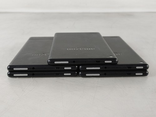 Lot of 5 Amazon SR043KL Fire 7 (7th Gen) 8 GB Fire OS Black WiFi Only Tablets - Picture 4 of 6