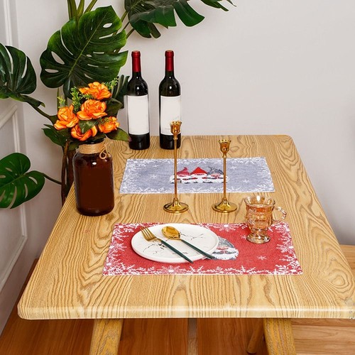 Fabric Dishes Serving Coaster Heat-Resistant Dining Table Mats Xmas Gifts - Picture 6 of 10