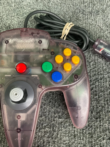 Mando Nintendo N64 Transparente Atomic Púrpura OEM Funtastic PALO APRETADO - Imagen 6 de 14