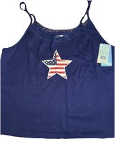 Size 3X Women Modern Lux Tank Patriotic