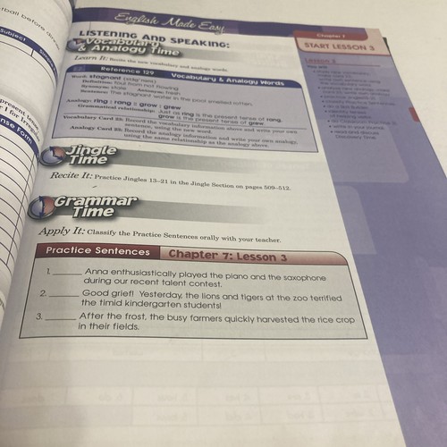 English Made Easy Level 6  by Ruth Wetsell and Brenda Shurley (Hardcover Book) - Picture 11 of 14