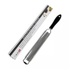 Lemon Zester Cheese Grater Stainless Steel Parmesan Spice, Ginger Citrus Zester