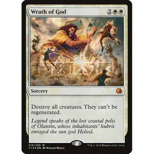 Bianco Quarto 4th Edizione MTG Magic Raro 1x x1 1 Utilizzati Ira Di Dio