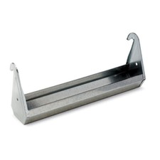 30cm Hanging Feeder Trough Galvanised for Cages Quail Chicken Poultry 