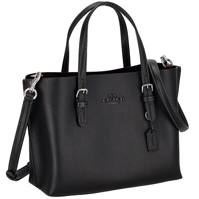 COACH◇Mollie トート 25 在庫確認ください CV966 Coach Women fs Hand bag CV966 SV/BK MOLLIE TOTE 25 Newarticle