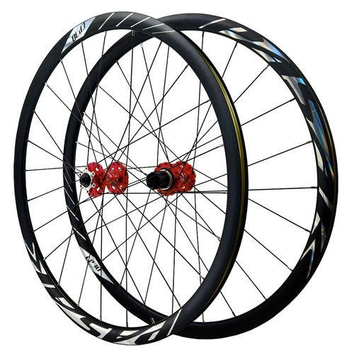 700c Road Disc Wheelset Bicycle Wheel HG XDR MS 8-12 Speed 24H Rim Depth 30mm - Picture 2 of 24