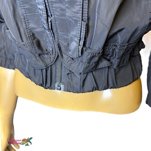 Ryu Lightweight Vintage Evening Beaded Cropped Jacket 3/4 Sleeve Women Size M - Picture 7 of 13