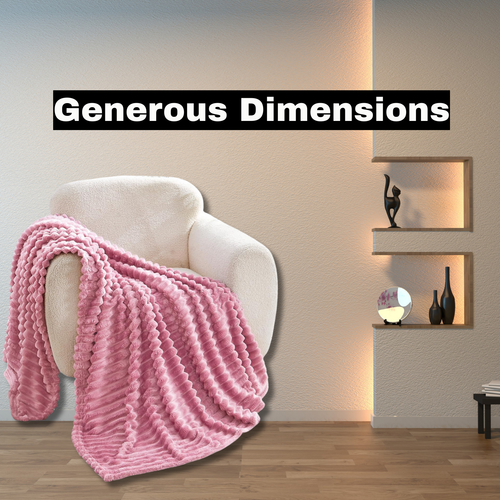CHUNKY RIB POPCORN WAFFLE LUXURY BLANKET FLEECE THROW SOFA WARM COSY EXTRA LARGE - Picture 24 of 98