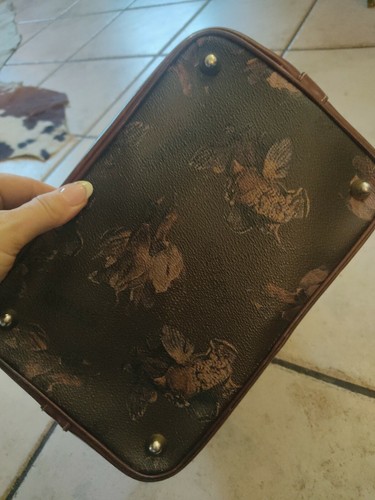 bag, bucket in black leather and leather, Guia's - Picture 3 of 12