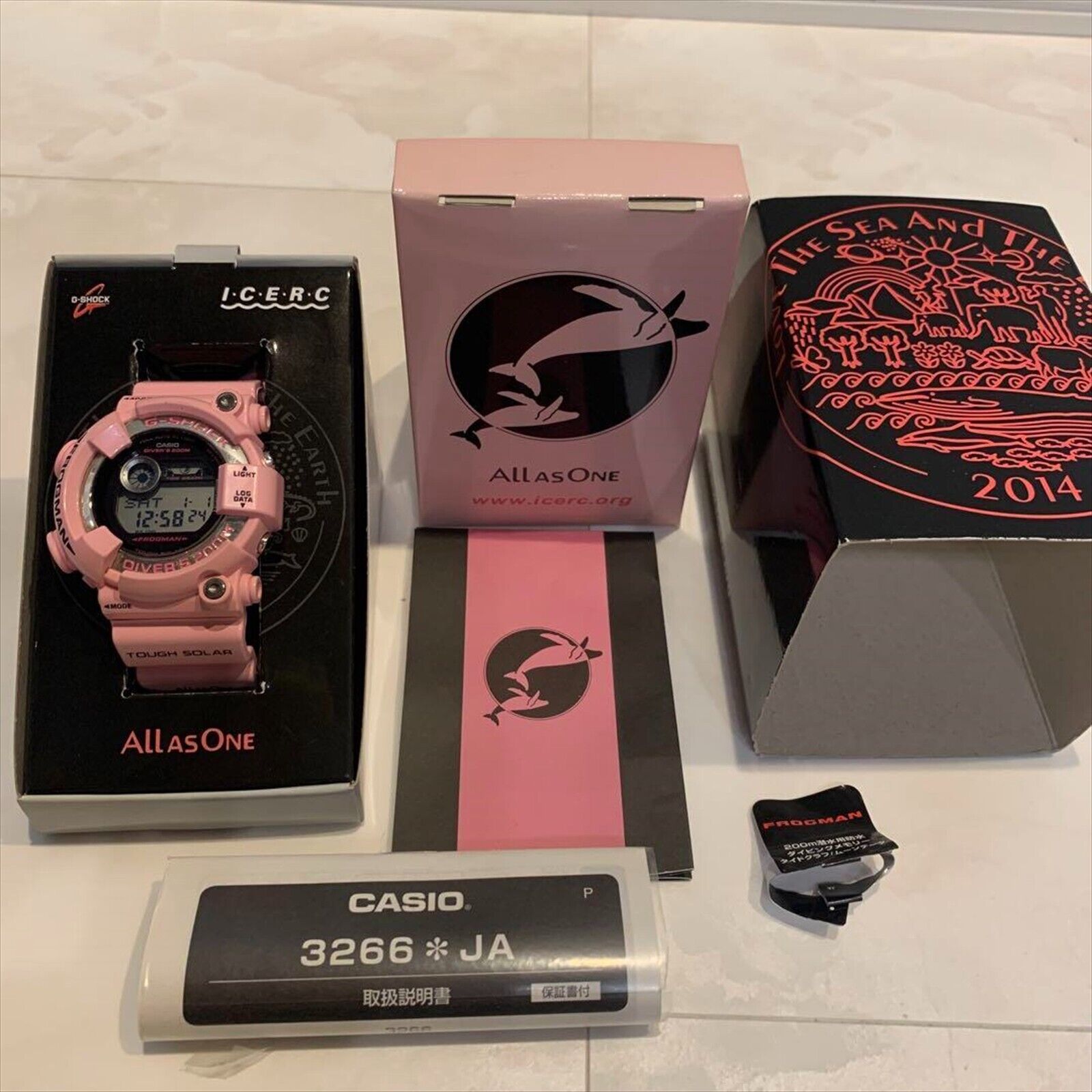 Casio G-Shock GF-8250K-4JR Frogman Love The Sea And The Earth Pink