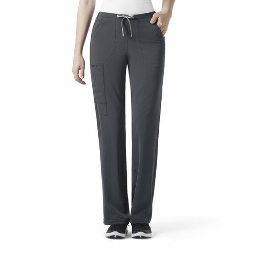 New WonderWink 5212 High Performance Ion Boot Cut Cinch Cargo Women's Scrub Pant - Picture 5 of 9