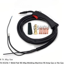 8 Ft No Gas Mig Gun Fit K5256-1 Weld Pak 90i Mig Welding Machine 90 Amp 