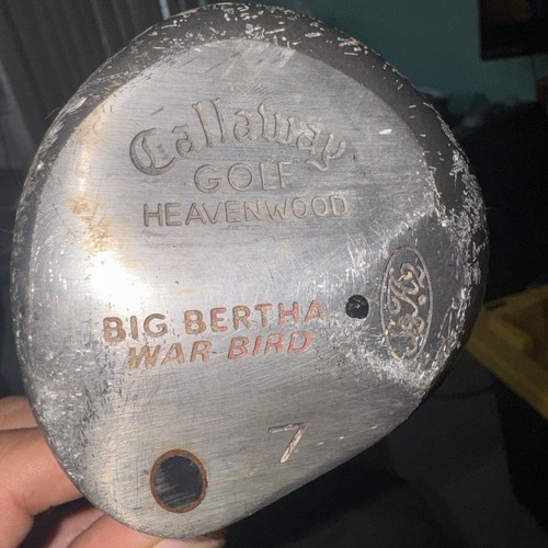 CALLAWAY S2H2 HEAVENWOOD # 7 WOOD WAR BIRD FIRM FLEX STEEL WOMENS LH 41.5 in - Picture 2 of 5