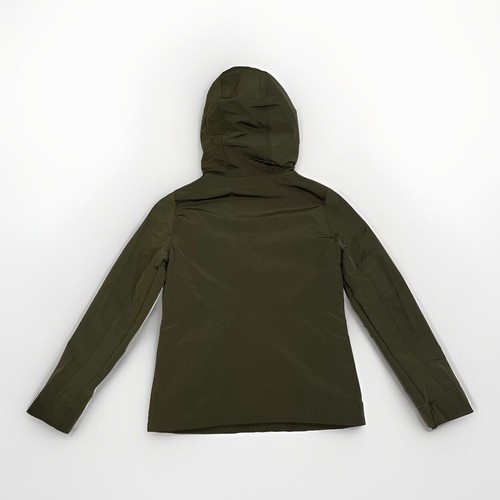 NWT Abercrombie & Fitch Water Resistant Green Zip Jacket SMALL - Picture 4 of 5