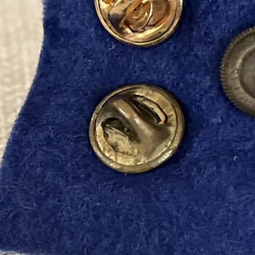 6 Antique Vintage Railway Railroad Conductor Hat Lapel Pins - Picture 15 of 16