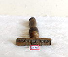 Tampon En Bois En Fer De Bureau De La Poste Indienne Vintage Rare I875