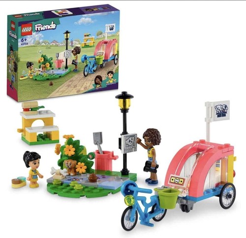 LEGO 41738 Friends Hunde-Rettungsfahrrad, Tierrettung-Spielzeug mit Welpen-Tier - Bild 1 von 2