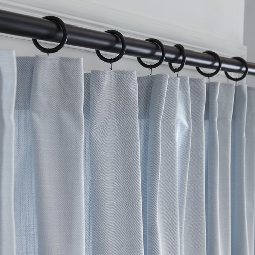 Hansure Grasa textured curtain drape -light blue - Picture 8 of 8