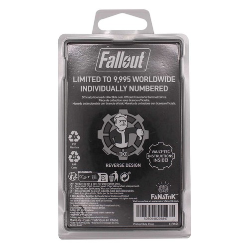 Fallout Black & White Limited Edition Collectible Decision Flip Coin - Picture 3 of 8