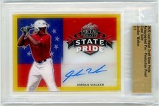 2020 Leaf Metal Draft State Pride Autograph Pre-Production Proof Clear Gold #1/1