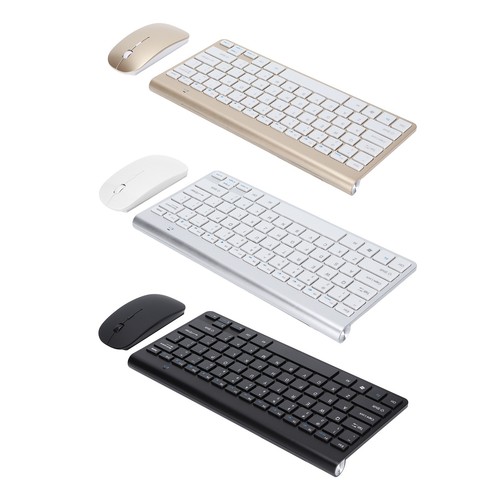 Keyboard Mouse Combo Wireless 2.4G USB Ultraslim Portable Ergonomic - Picture 5 of 12