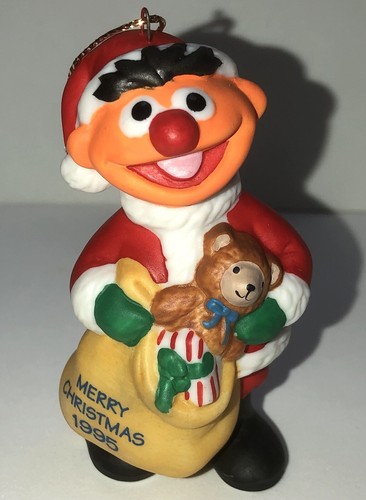1995 Jim Henson Productions Grolier Christmas Ornament Ernie - Imagen 2 de 8