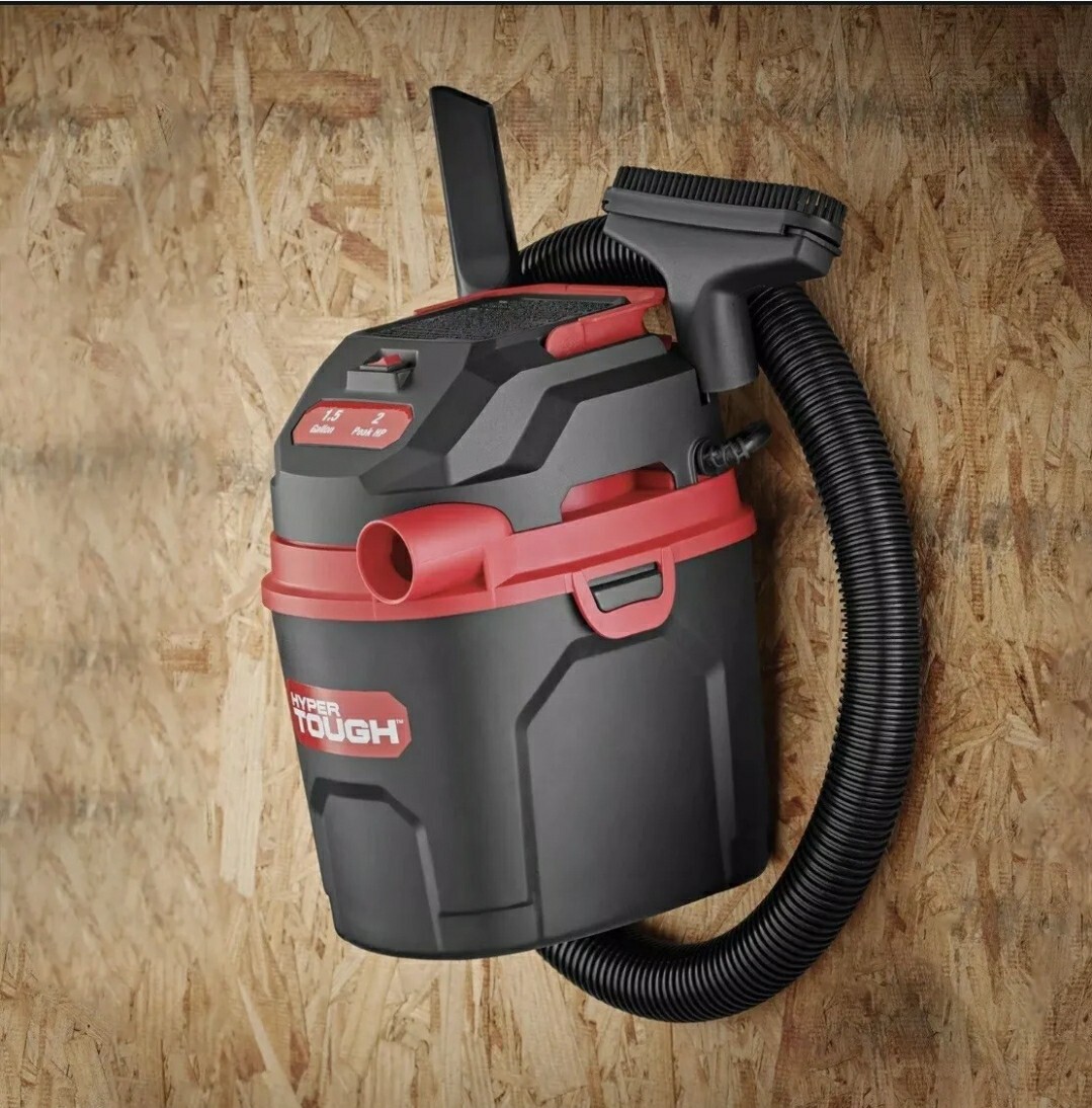 Hyper Tough 1.5 Gal 2 HP Wet/Dry Vacuum NEW in Box 814953017776 eBay
