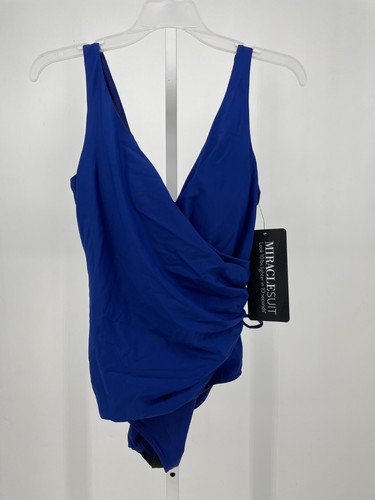 Costume intero donna Miraclesuit Razzle Dazzle Eclat blu elasticizzato 6537077
