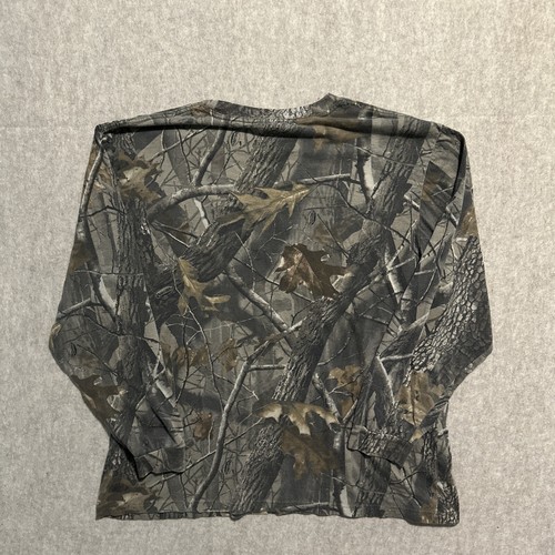 Winchester Mens XL Camo Long Sleeve Shirt REALTREE HARDWOOD Rugged Sportsman - Picture 8 of 9