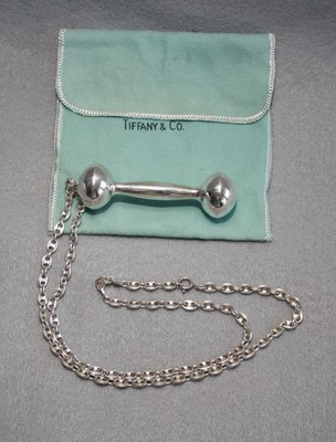sterling silver rattle tiffany