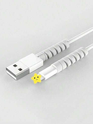 Spiral Cable Protector Charging Cable Wire Organizer For Phone Data Line - Picture 3 of 6