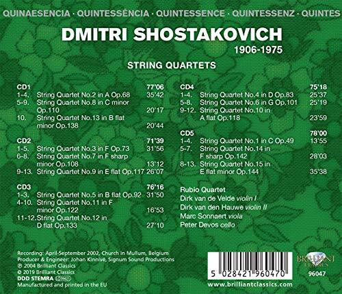 RUBIO QUARTET - QUINTESSENCE SHOSTAKOVICH COM - New CD - O600z - Picture 2 of 2