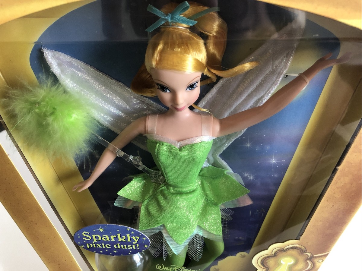 Mattel Disney Peter Pan Tinker Bell Barbie Doll & Wand | eBay